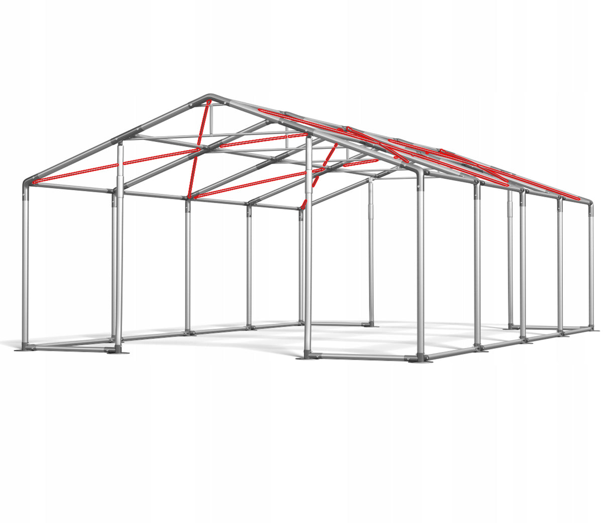 Links roof tensions for year-round tent 5m wide