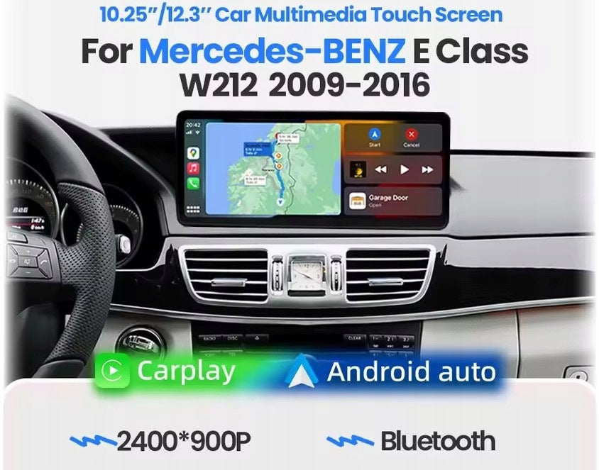 Linux Radio for Benz E-Class W212 2012-2015 Android Auto/Carplay Bluetooth