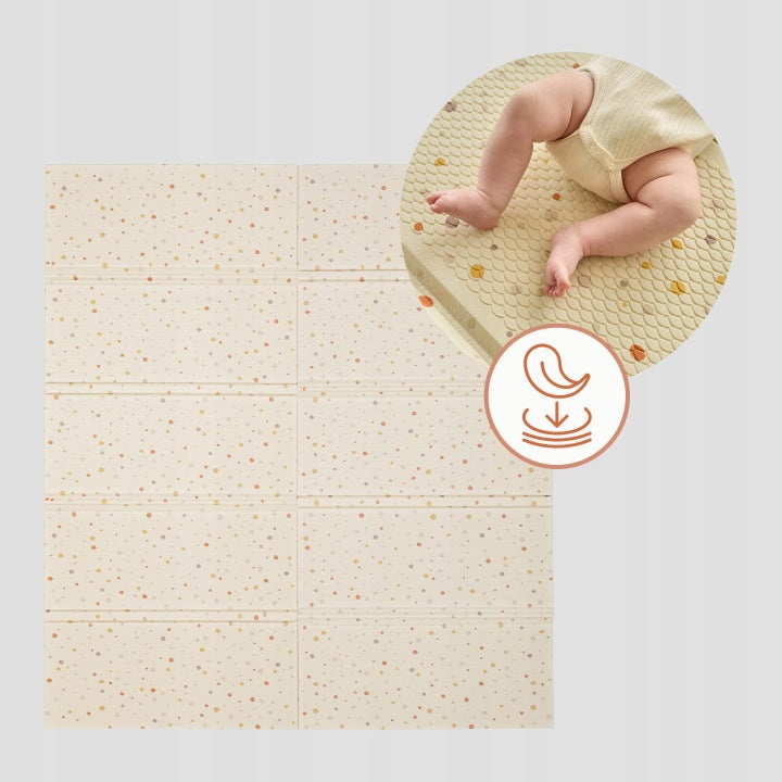 Lionelo Beige BOHO foam educational mat large double-sided 180x201cm ZORA Manufacturer code LO-ZORA