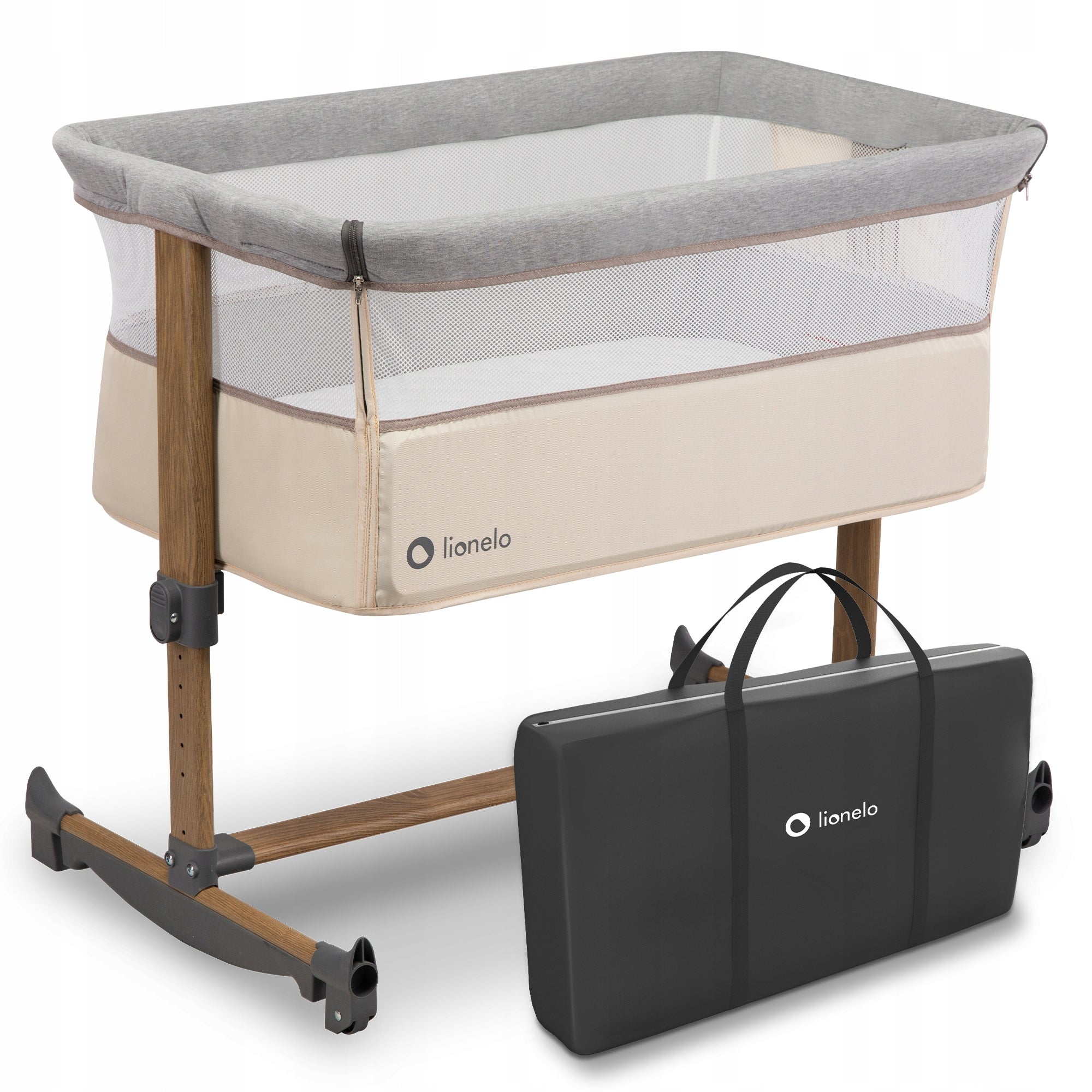 Lionelo Cot Leonie Beige Sand 3in1