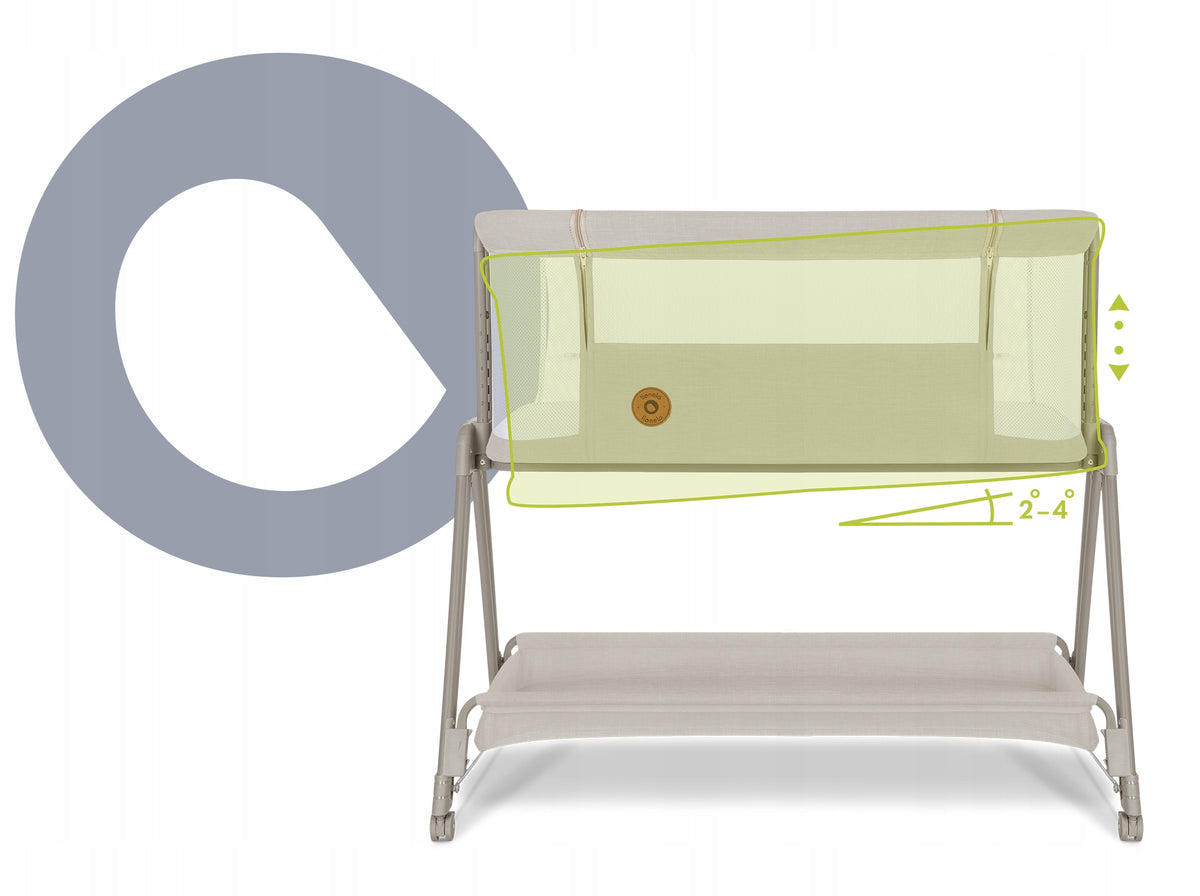 Lionelo Cot Luna Beige Sand DELIVERY 2in1 TOURIST Manufacturer code LO-LUNA BEIGE SAND