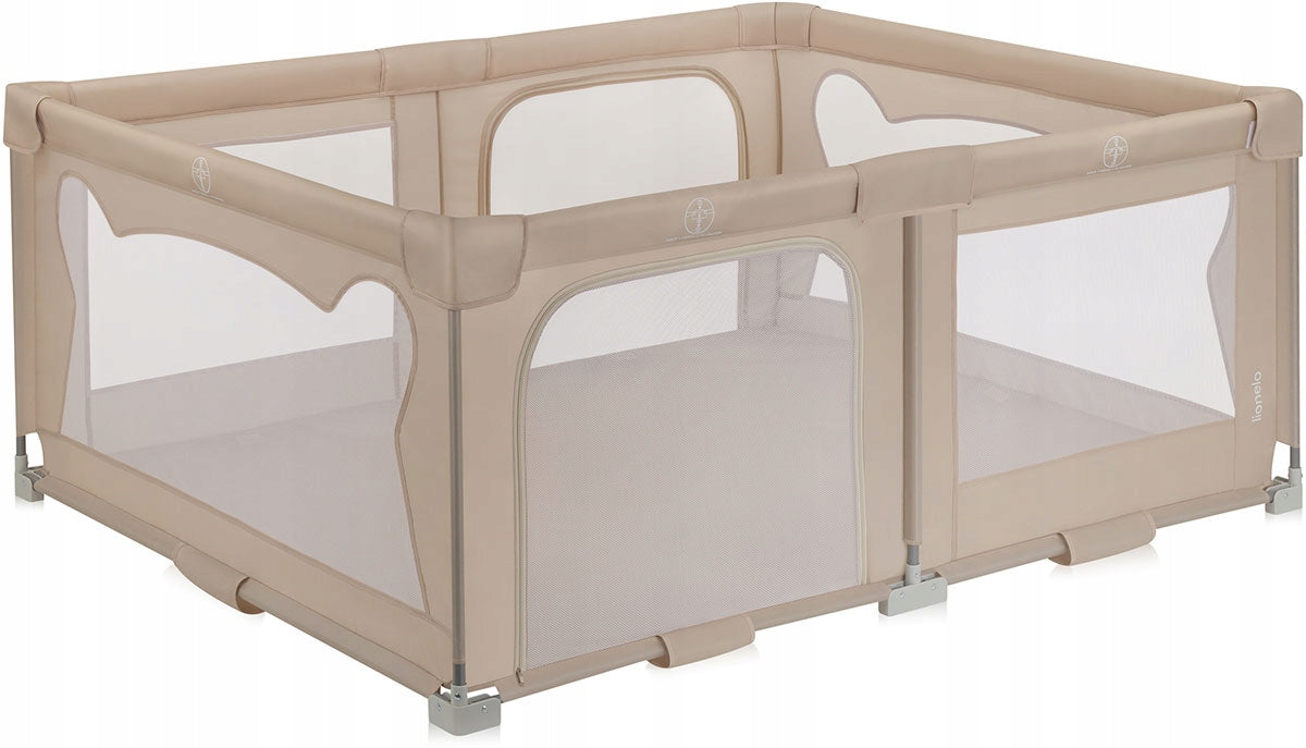 Lionelo Florence - large folding playpen for children 150x180 cm | Beige Sand Brand Lionelo