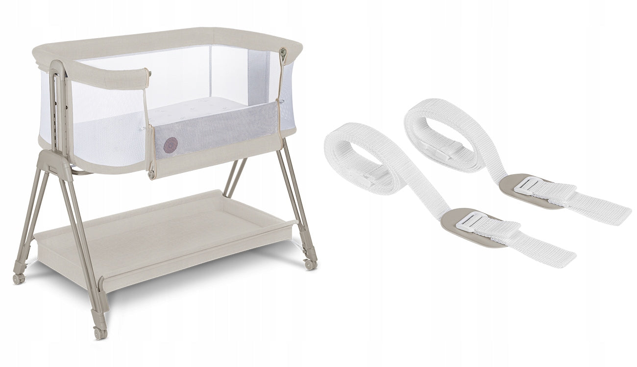 Lionelo Luna Multifunctional Cot 2in1 Beige Taupe Brand Lionelo