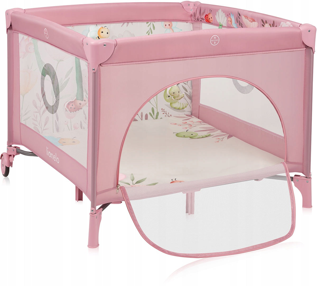 Lionelo Millie Plus - multifunctional playpen | Pink Brand Lionelo