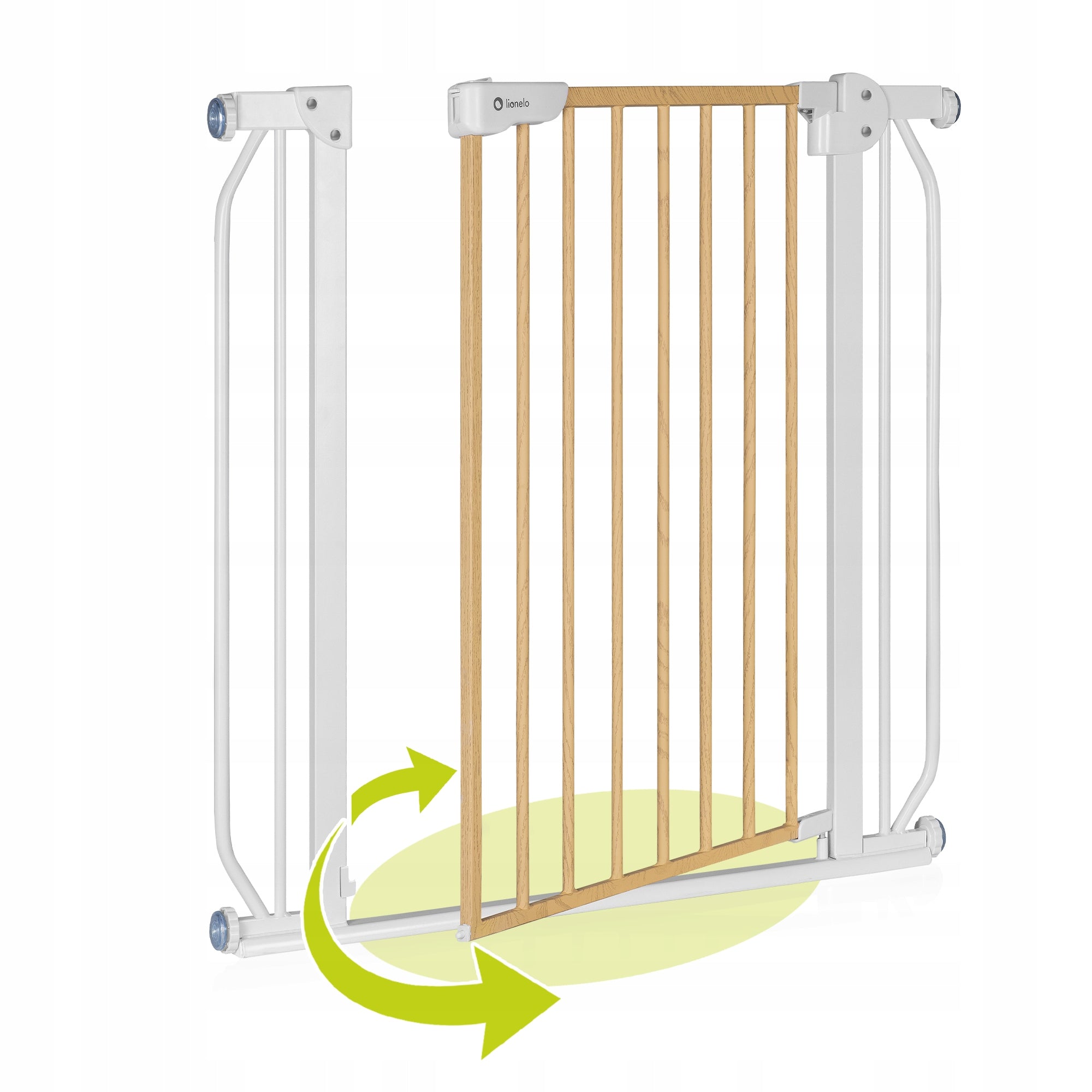 Lionelo Protective gate Truus Slim White Natural Barrier for doors, stairs Brand Lionelo