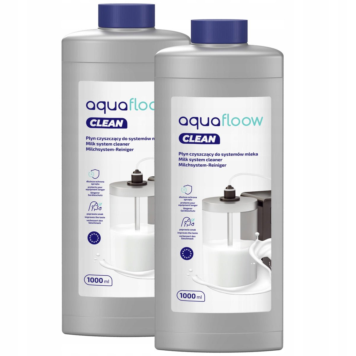 Liquid for cleaning milk circulation in the machine AquaFloow Cleani 2x 1l