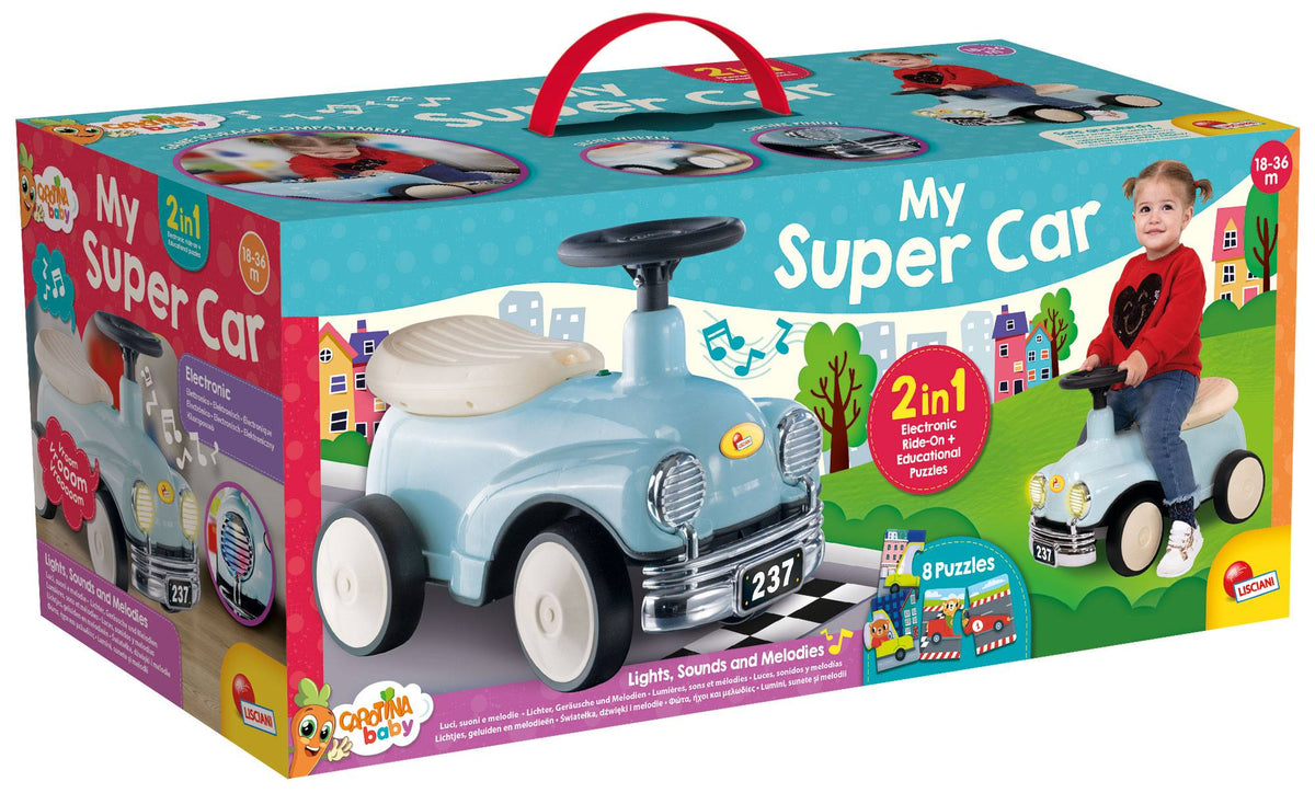 Lisciani Carotina Ride-on Vintage with games - Lisciani