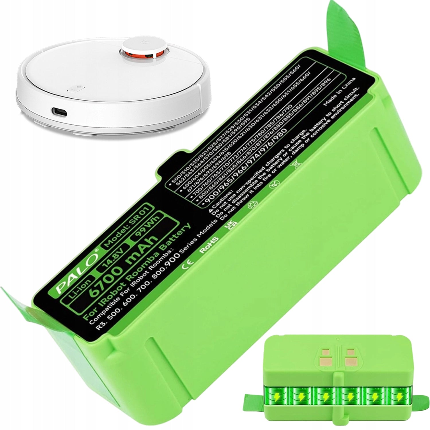 Lithium battery for iRobot Roomba 900 800 700 600 500 6700mAh Manufacturer no brand