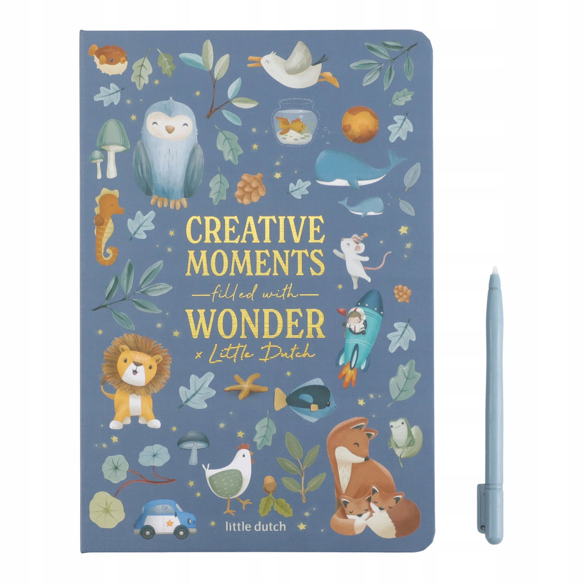 Little Dutch Blue Drawing Tablet Friends from the Forest Packaging status original