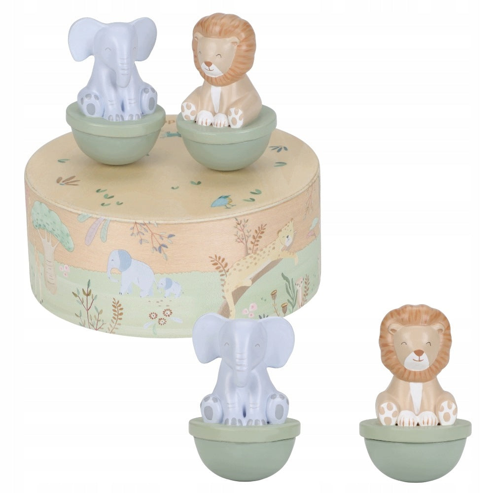 Little Dutch Dancing music box Safari Friends