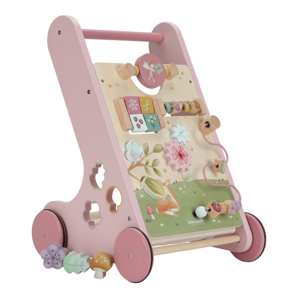 Little Dutch Fairy Garden – wooden walker educational pusher LD7332