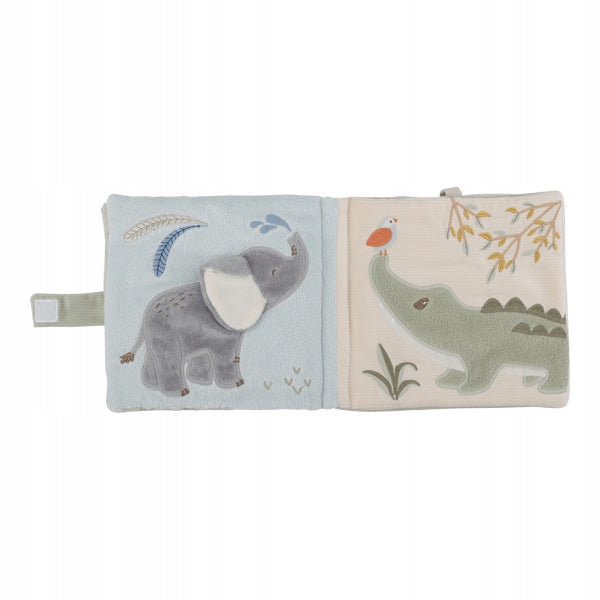 Little Dutch Large Safari Friends GRS Sensory Book Packaging status original