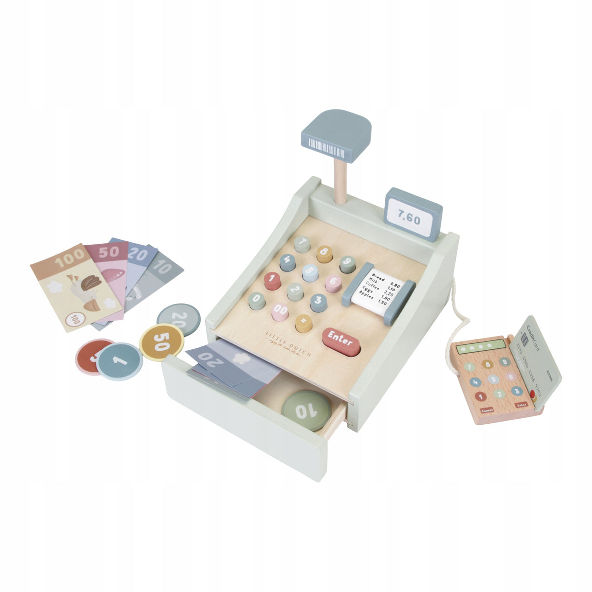 Little Dutch Wooden cash register for children