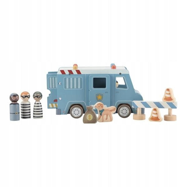 Little Dutch police car with figurines wooden car 3+ FSC Brand Little Dutch