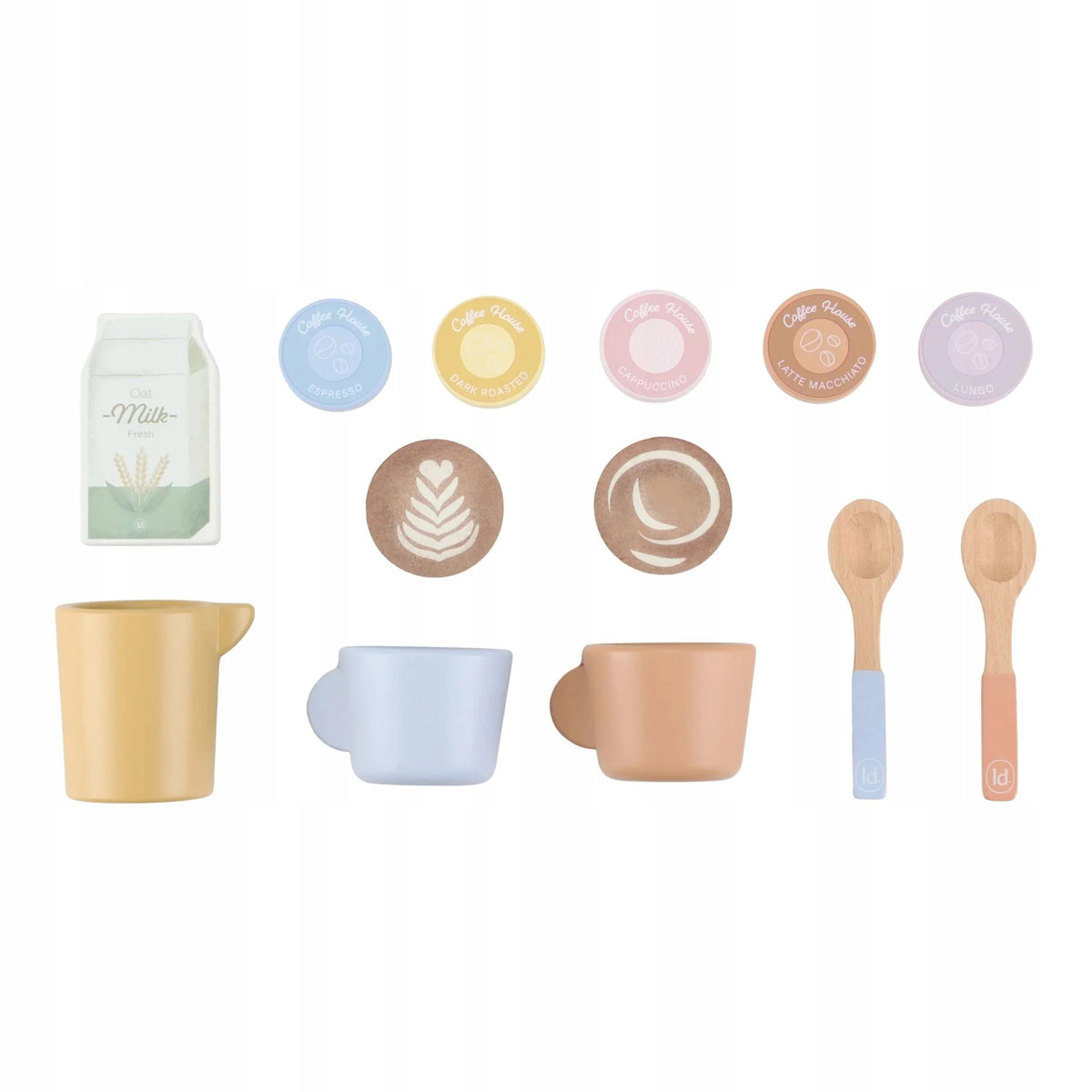 Little Dutch wooden coffee maker for children with FSC accessories Manufacturer code LD2512