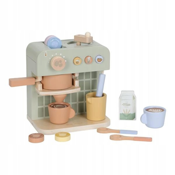Little Dutch wooden coffee maker for children with FSC accessories Packaging status original
