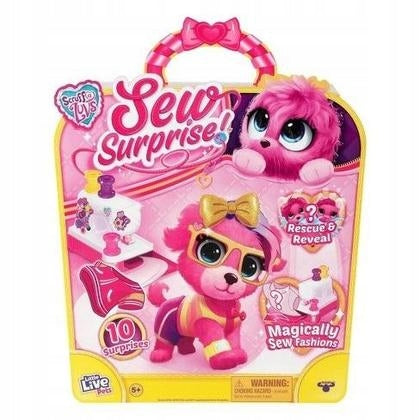 Little Live Pets. Plush Toy Sew Surprise pink /Cobi