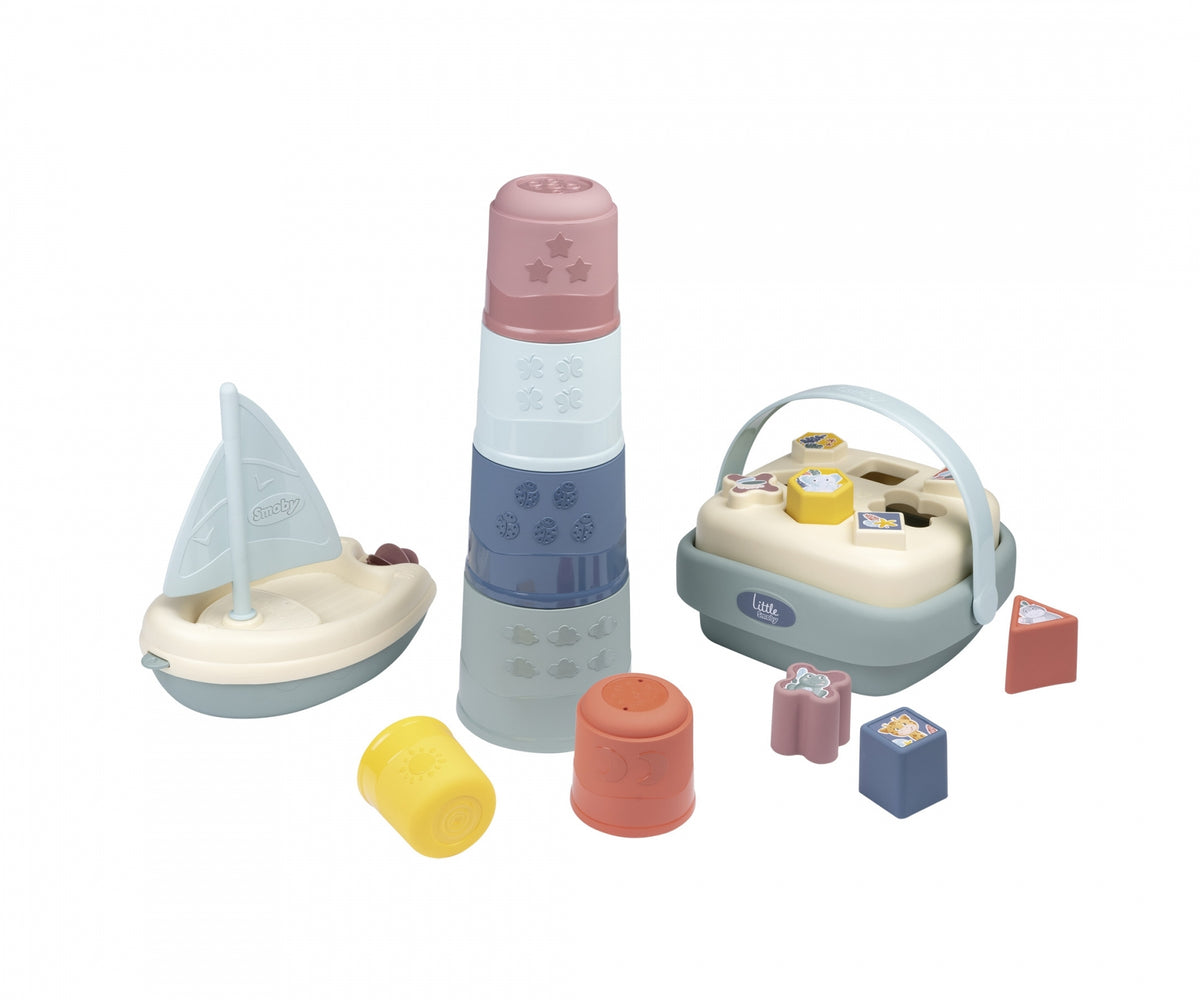 Little Smoby Set of 3in1: Tower, basket with shapes and sailboat Manufacturer code 7600140104