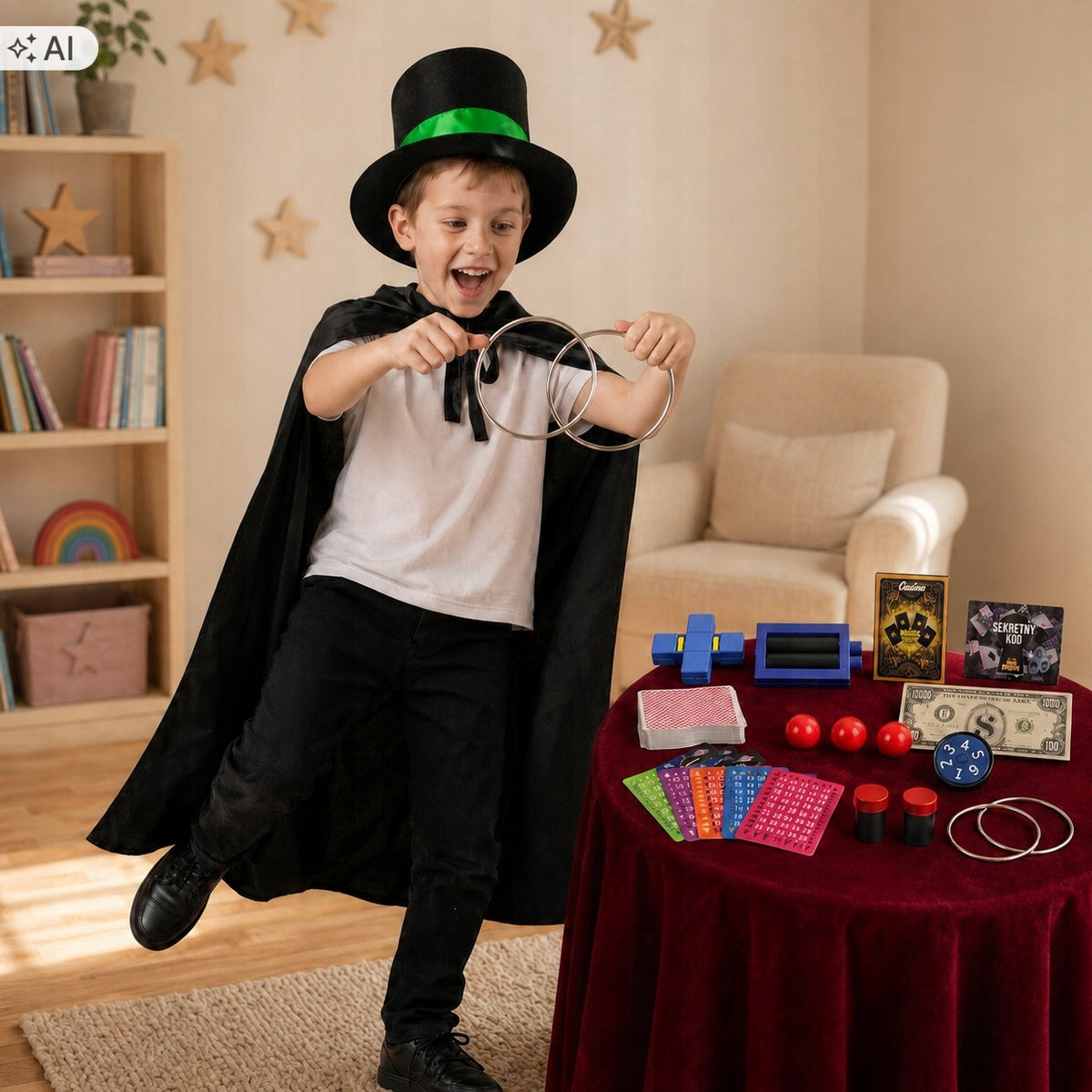 Little magician magic trick set 200 creative tricks for kids 6+ Manufacturer code magiczne sztuczki iluzja