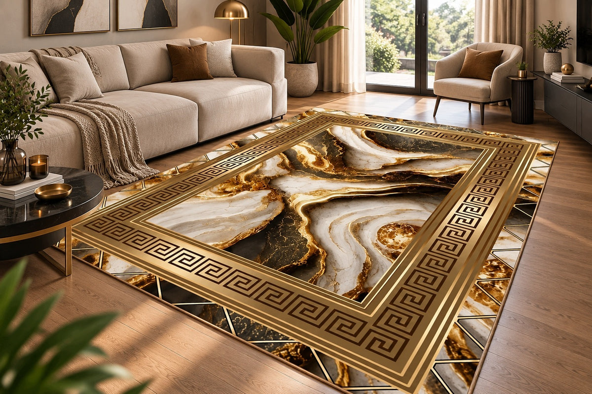 Living Room Rug 160x230 Modern Designs Stylish Elegant 3D Loft Effect Brand Dywano