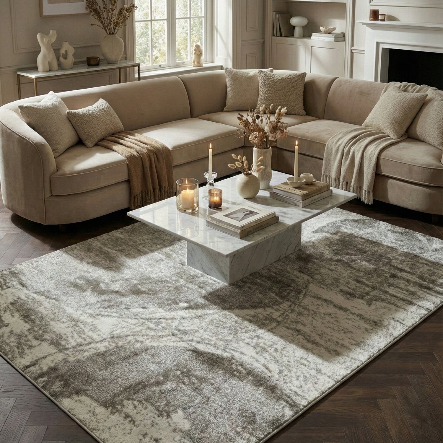 Living Room Rug Modern 160x230cm Soft Elegant Stylish Fashionable Glamour EAN (GTIN) 5904024203421