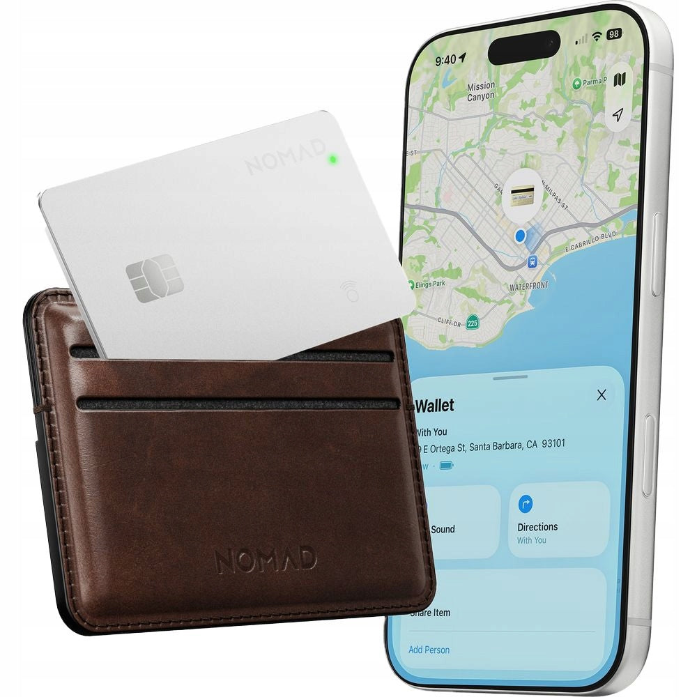 Locator, Nomad card for Apple Find My, Bluetooth durable for wallet