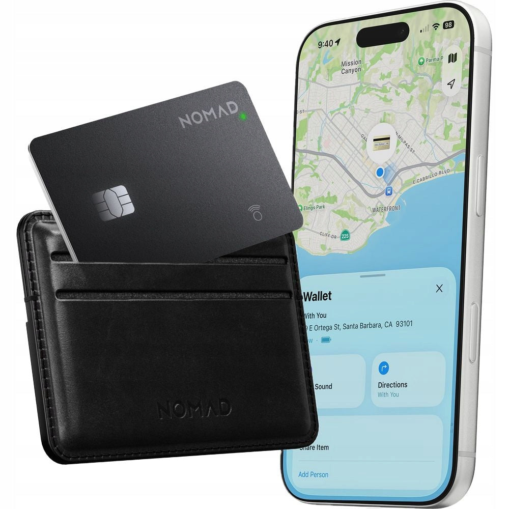 Locator, Nomad card for Apple Find My, Bluetooth durable slim IPX7