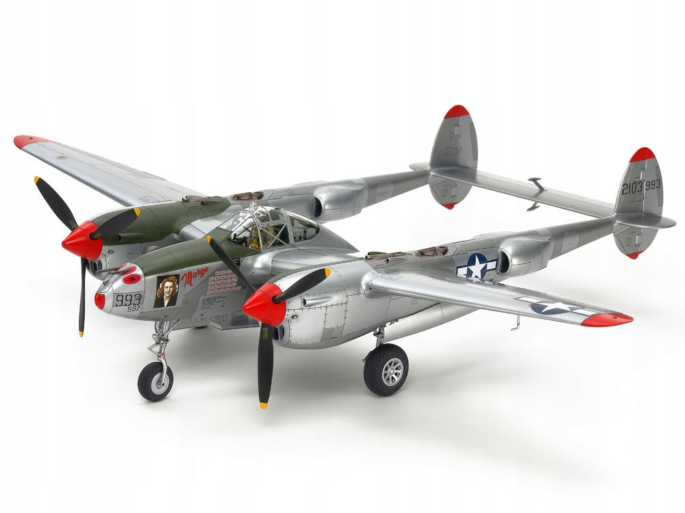 Lockheed P-38J Lightning aircraft model 61123 Tamiya
