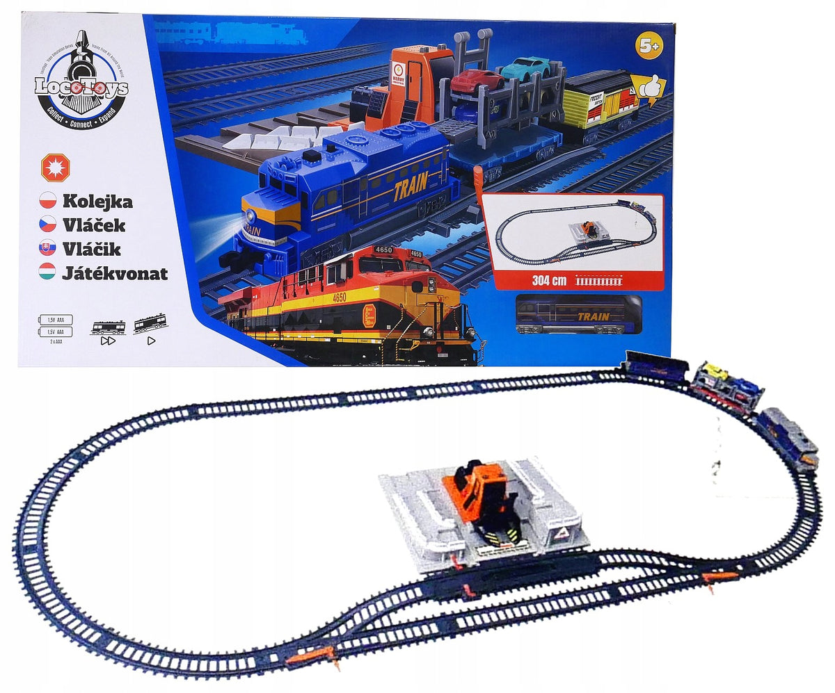 Loco Toys flue gas 304cm + lora car load ramp