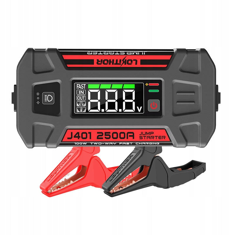 Lokithor Powerbank Car Start Jump Starter For Car 74 Wh Flashlight