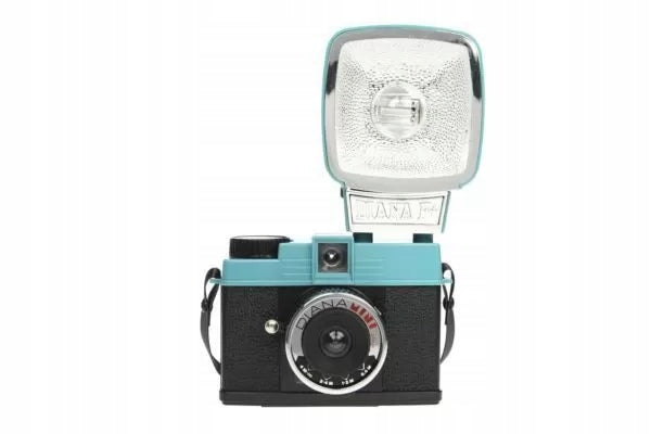 Lomography Diana Mini And Flash camera on film with lamp