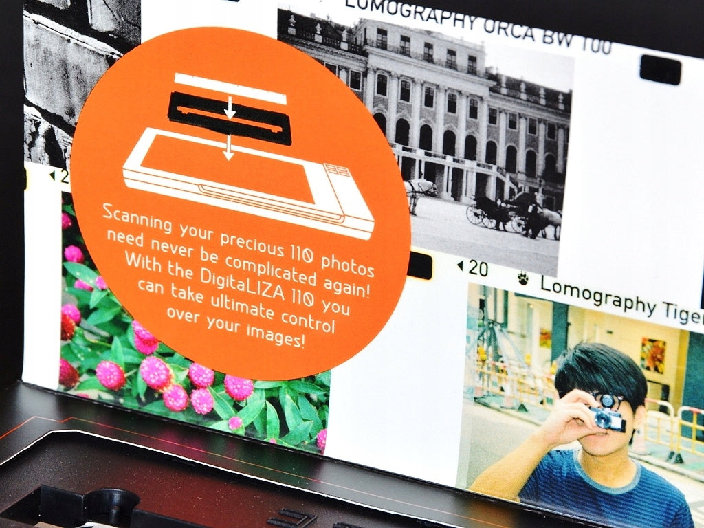 Lomography Digitalization 110 scan frame for scanner Manufacturer code 110