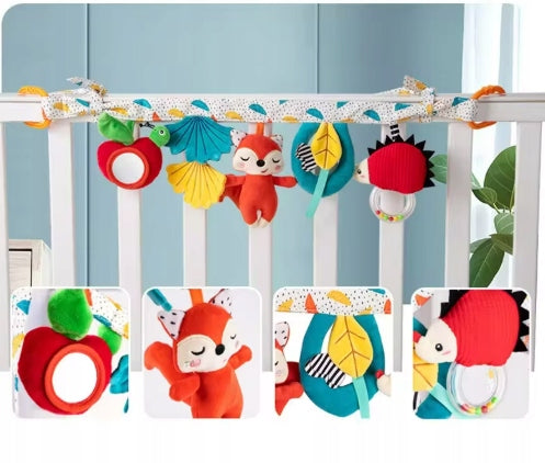 Long sensory pendant Liseek for crib toy with pendants 0+ Brand Plushyk