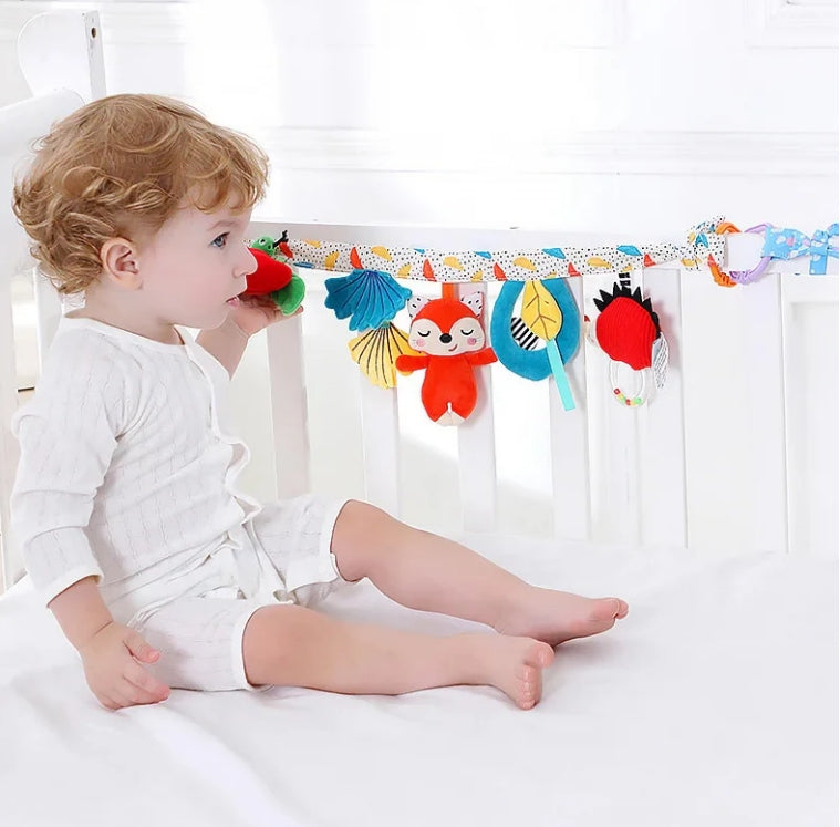 Long sensory pendant Liseek for crib toy with pendants 0+ Packaging status original
