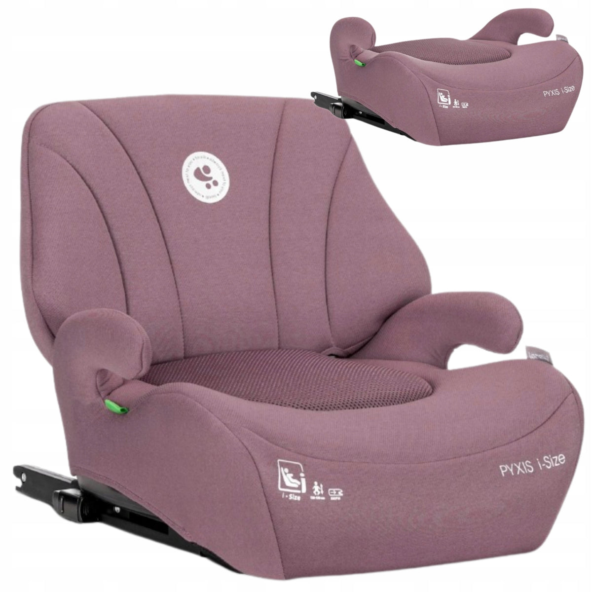 Lorelli with backrest i-Size 125-150cm ISOFIX 2in1 elevation Pink Brand Lorelli