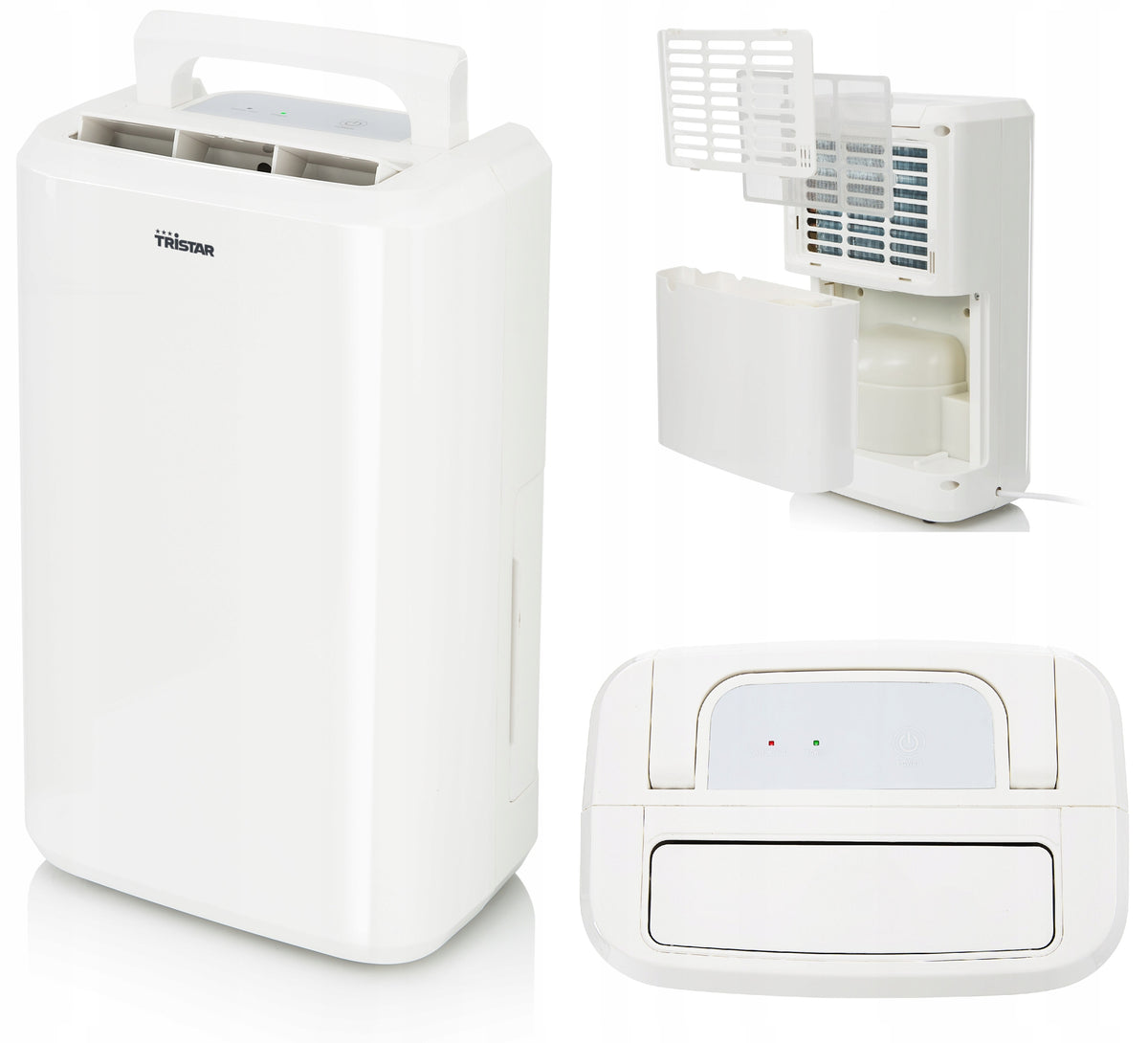 LuX BEST for moisture SMALL MOBILE POWERFUL DEHUMIDIFIER 10L 22m2 380W