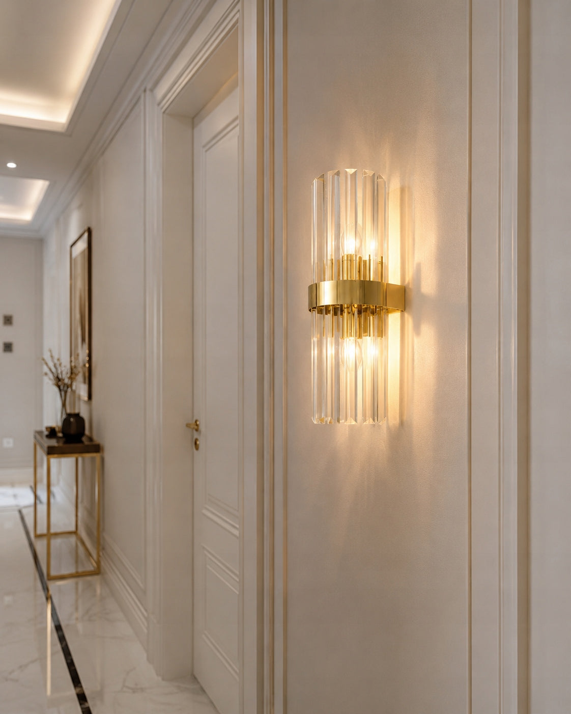 Luxita Wall - wall lamp 45 cm crystal glamour elegant gold shimmering Packaging status original