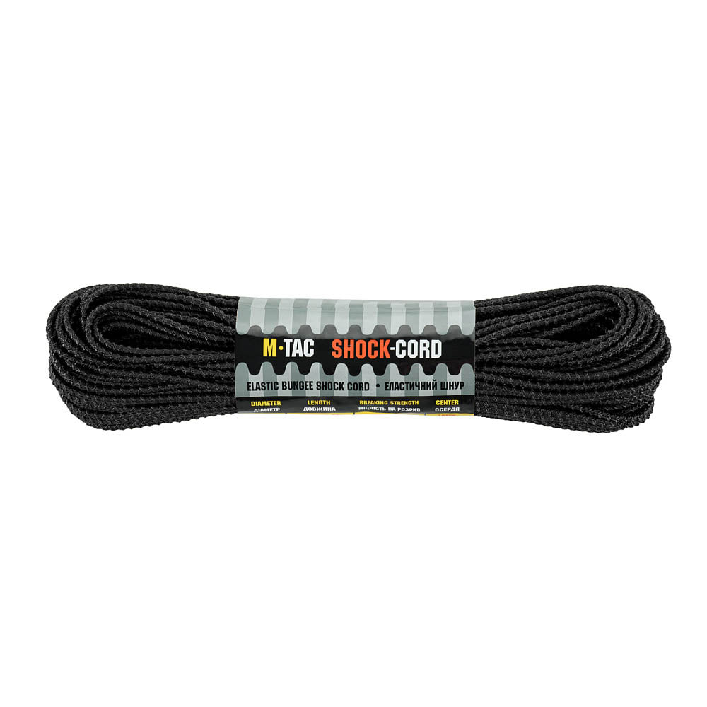 M-Tac Paracord Tactical Shock-Cord 3 mm Dragon Skin Cable 30m Black