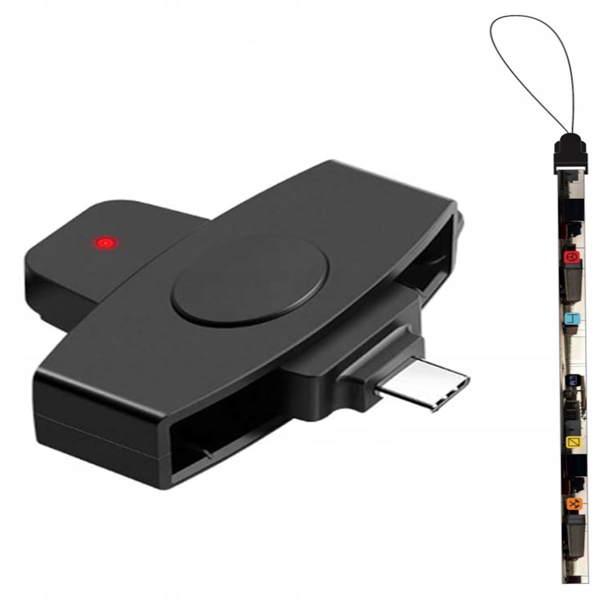 M.Tacho | Driver Card Reader | USB - C | + LANYARD | Apps