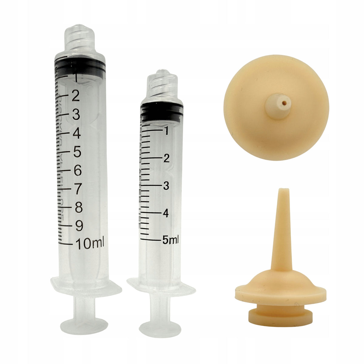 M Teat Syringes for Animal Feeding 5ml 10ml Dog Cat Vet