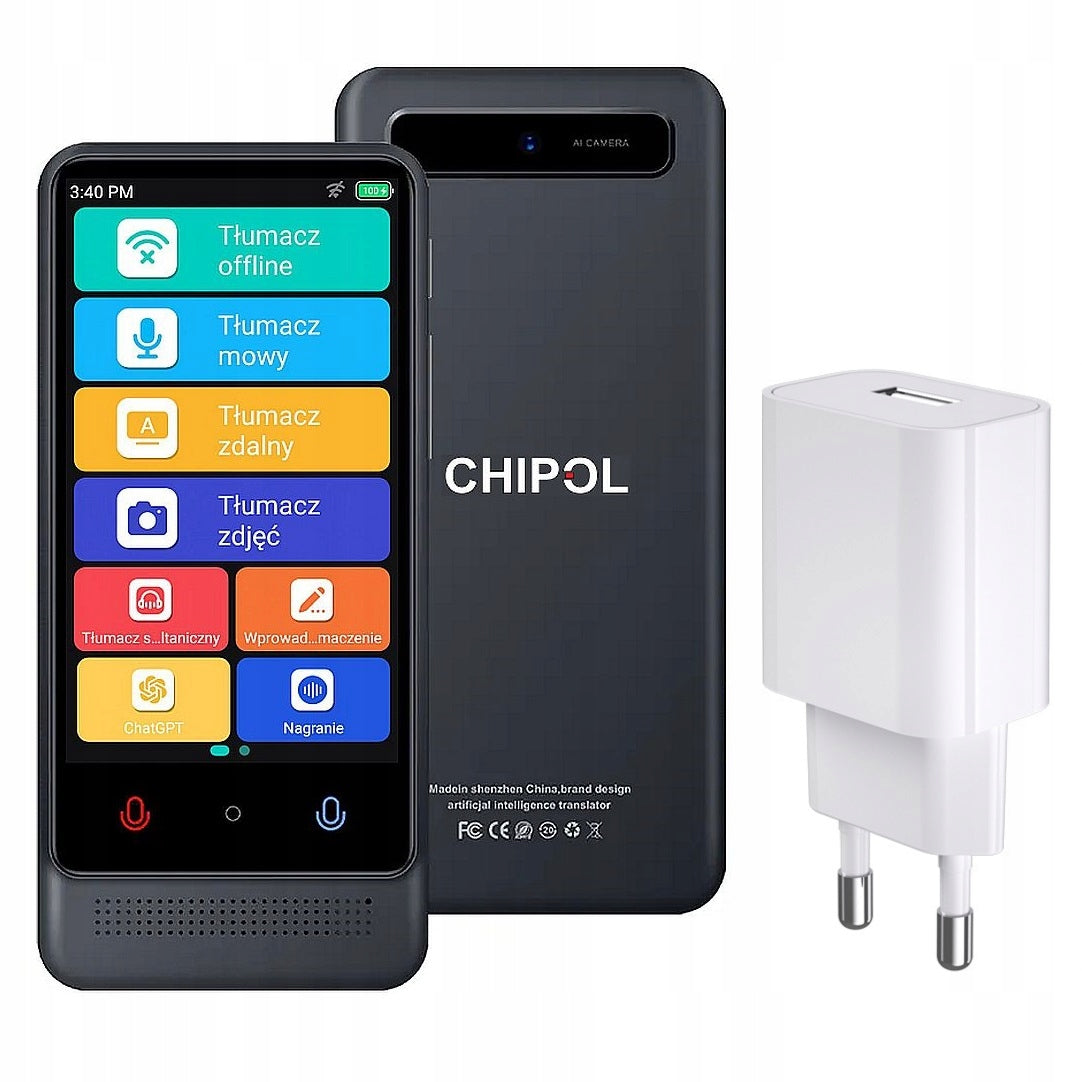 M12P v.3 speech translator + Polish , offline and online, photo, PLN