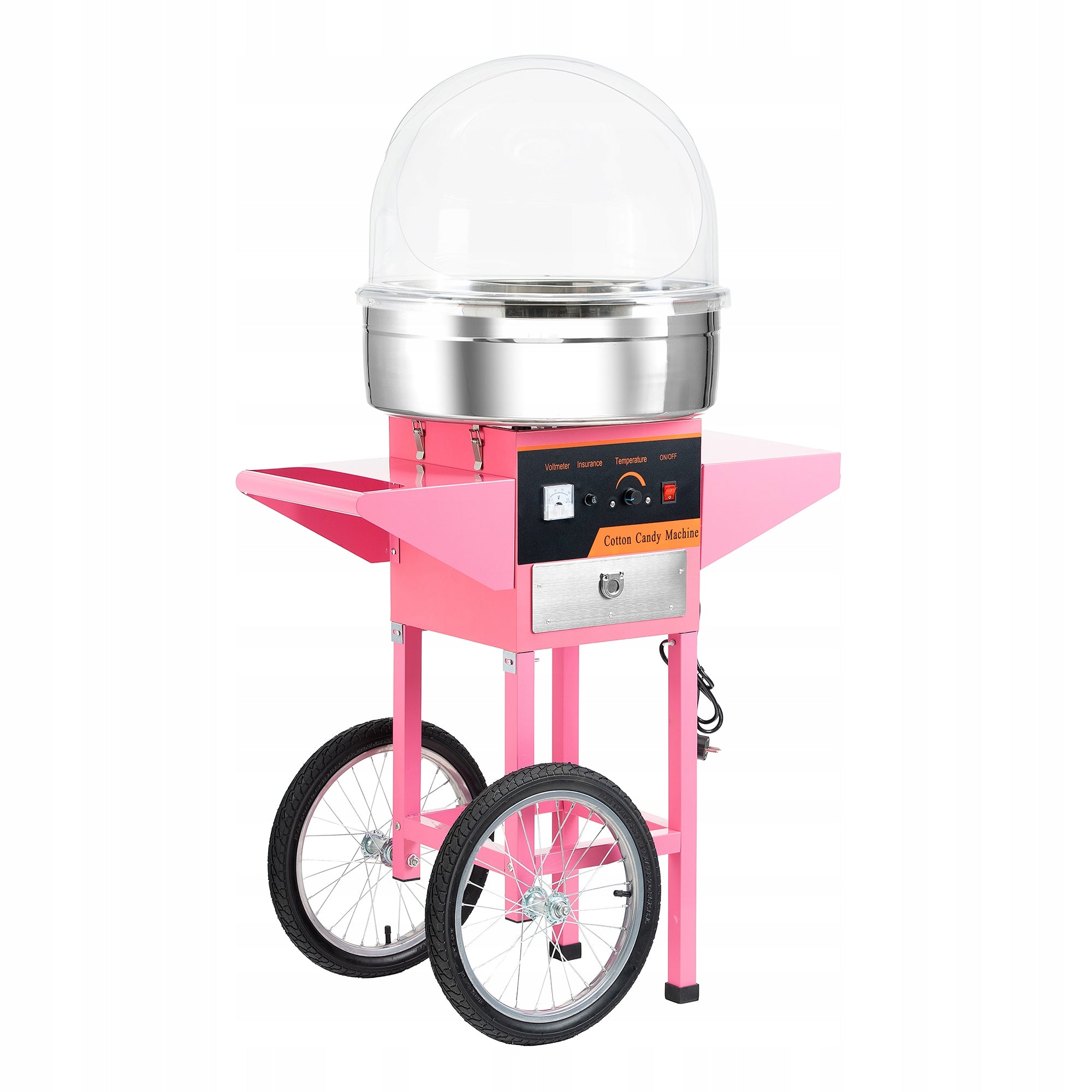 MACHINE COTTON CANDY MACHINE PROFESSIONAL ON ELECTRIC WHEELS 980W Manufacturer code X44