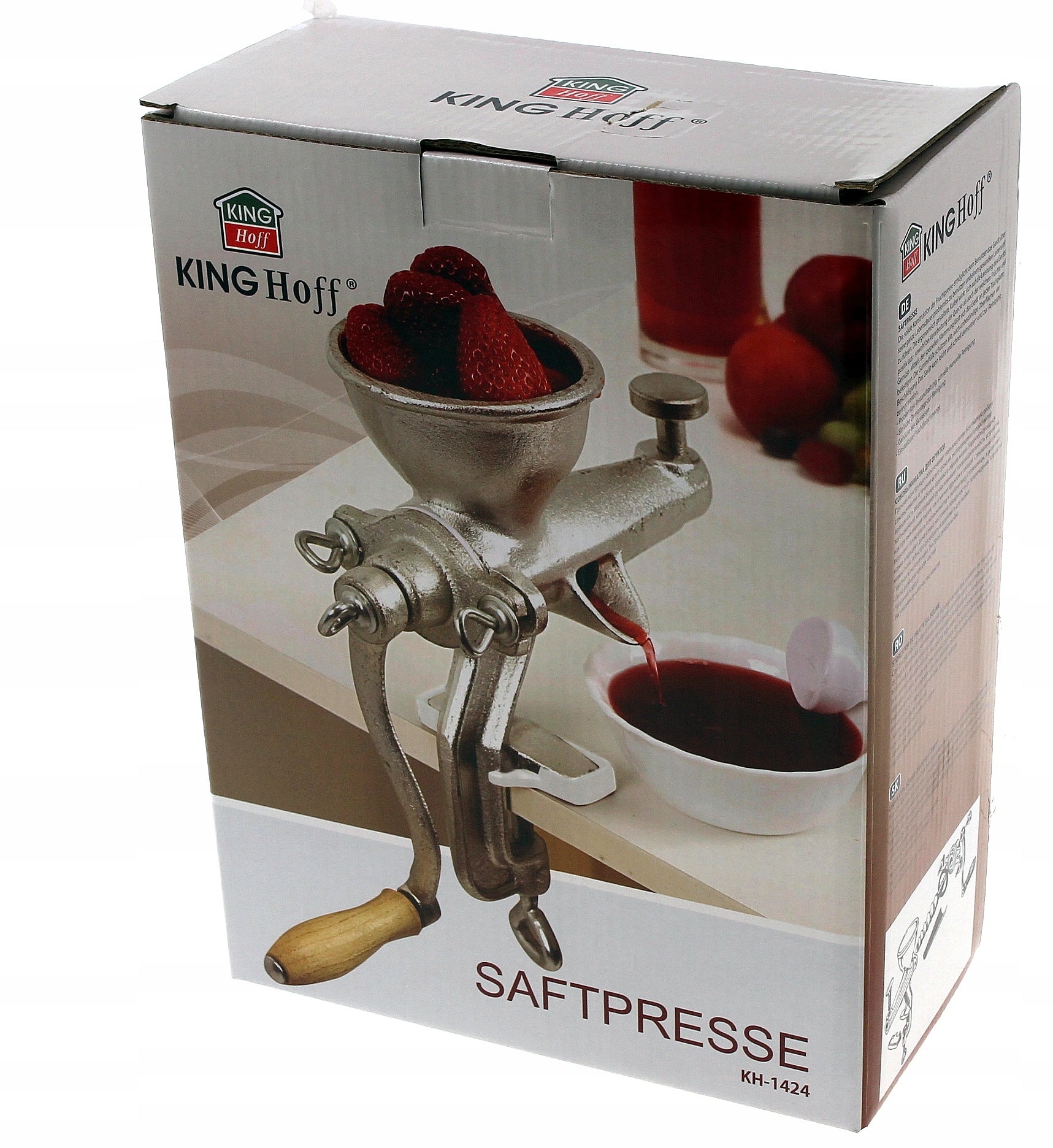 MACHINE Cast Iron Juicer Fruit Juicer KINGHoff Line ŻELIWO