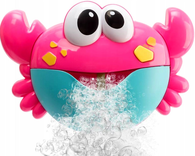MACHINE FOR MAKING BUBBLES OF FOAM IN THE BATH CRAB TOY FOR CHILDREN TO