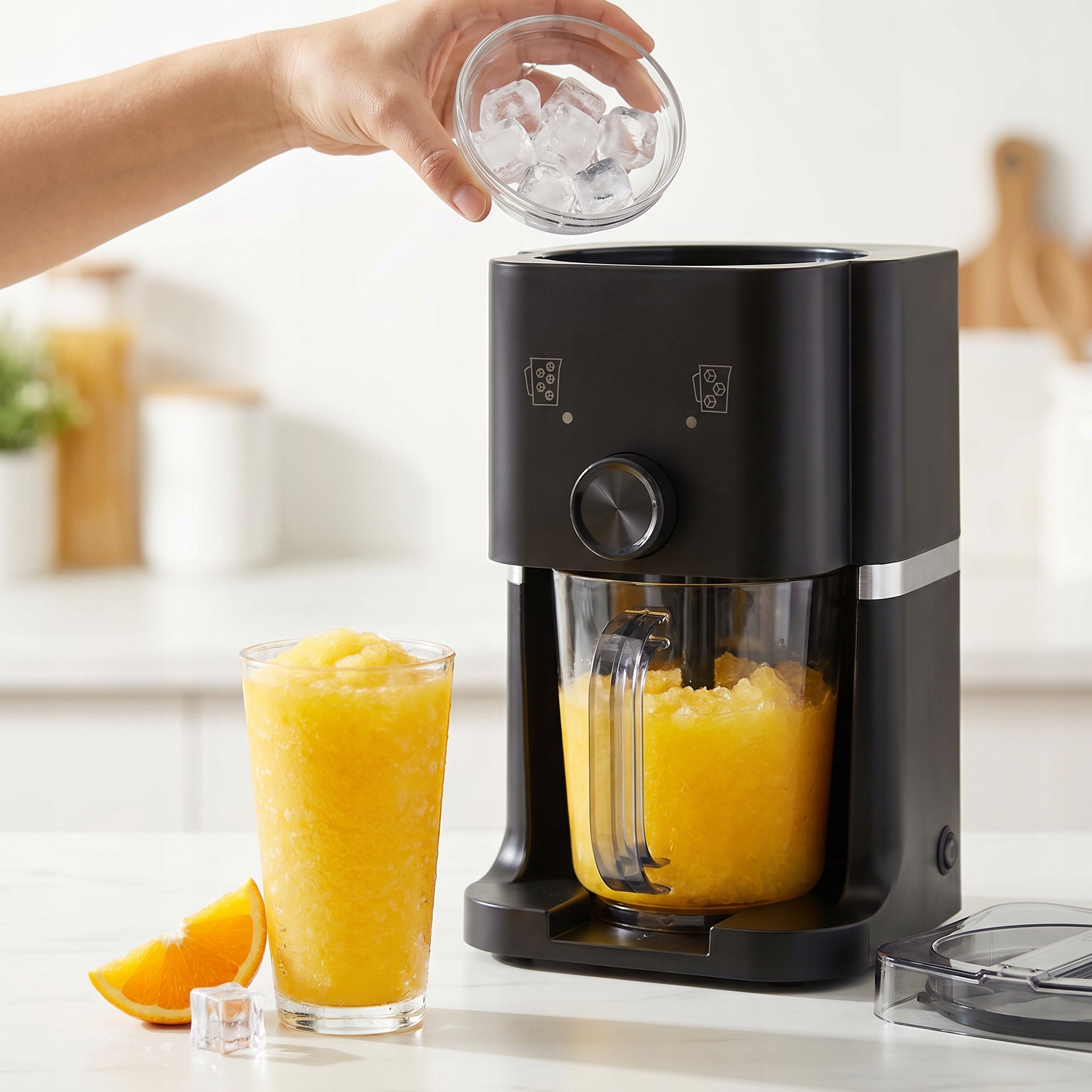 MACHINE FOR MAKING FROZEN SLUSHY COCKTAILS ICE SORBETS 1,1L Manufacturer code SLS-01