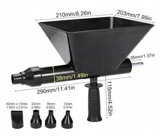 MACHINE FOR SCREWDRIVER FOR SEALING MASONRY AND GROUTING BRICKS Manufacturer code 119342078