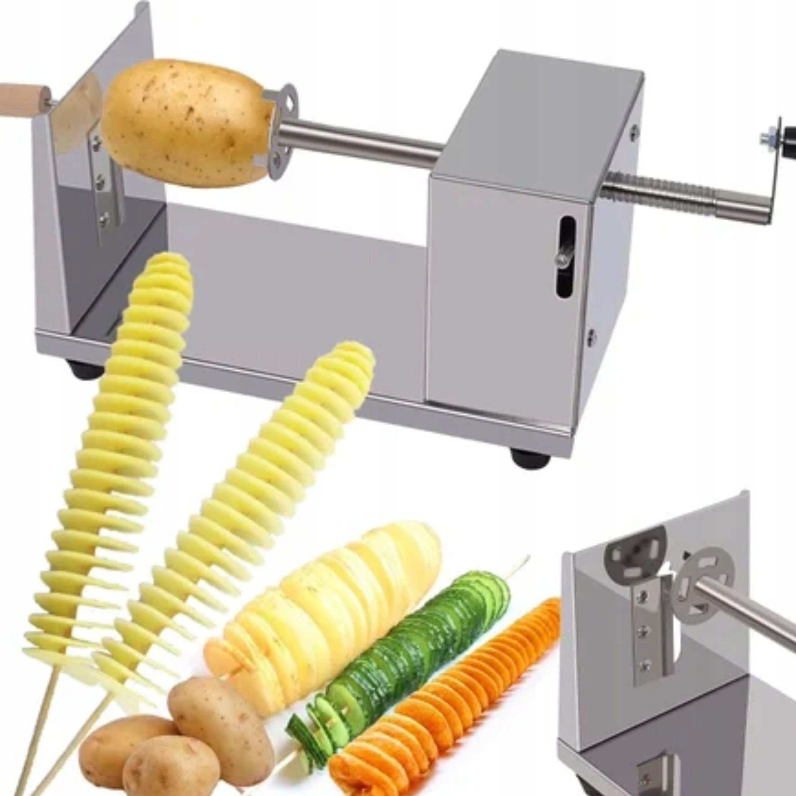MACHINE FOR TWISTED POTATOES CHIPS POTATOES MACHINE Packaging status original