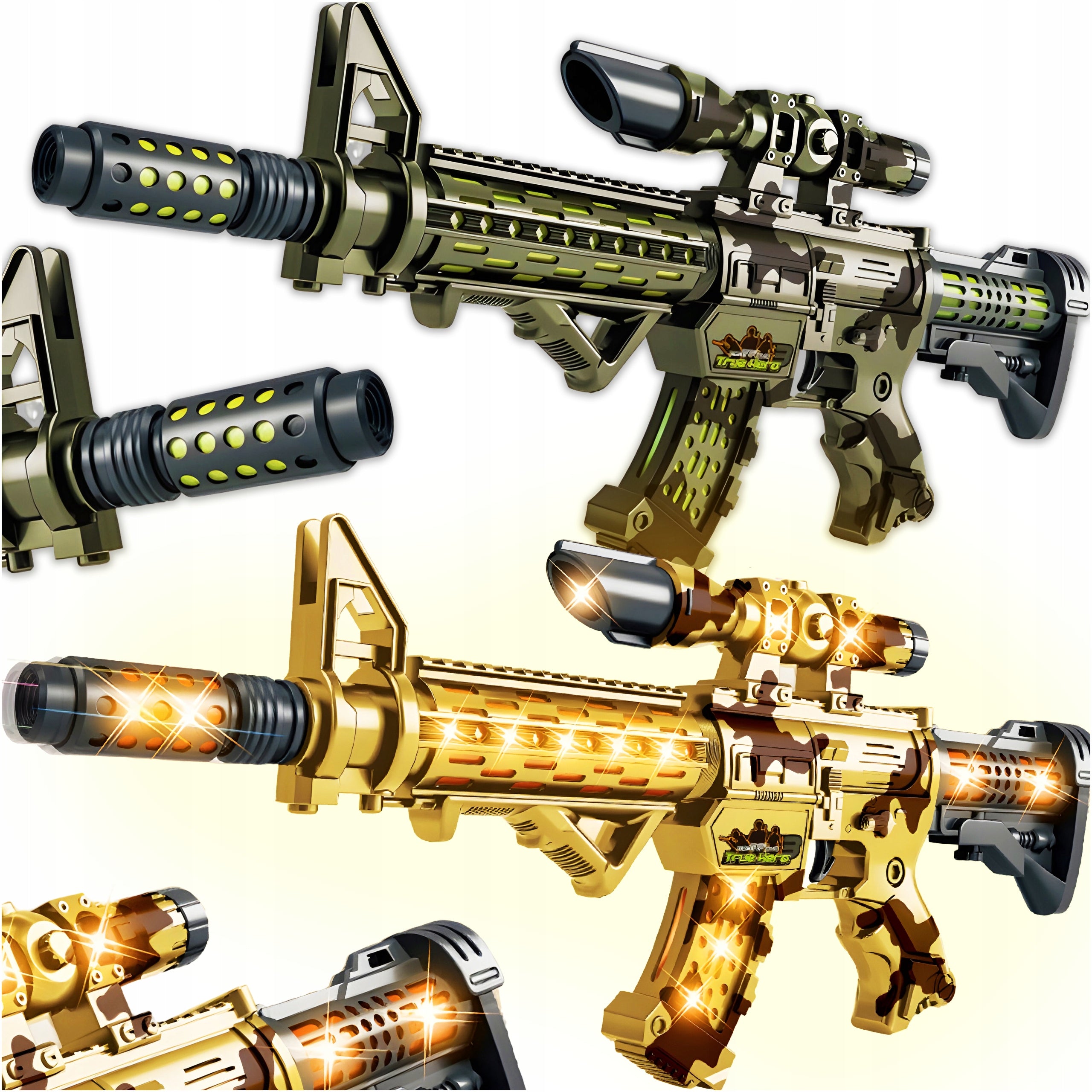 MACHINE GUN TOY INTERACTIVE WEAPON SOUND LED LIGHT Manufacturer code PISTOLET AUTOMATYCZNY