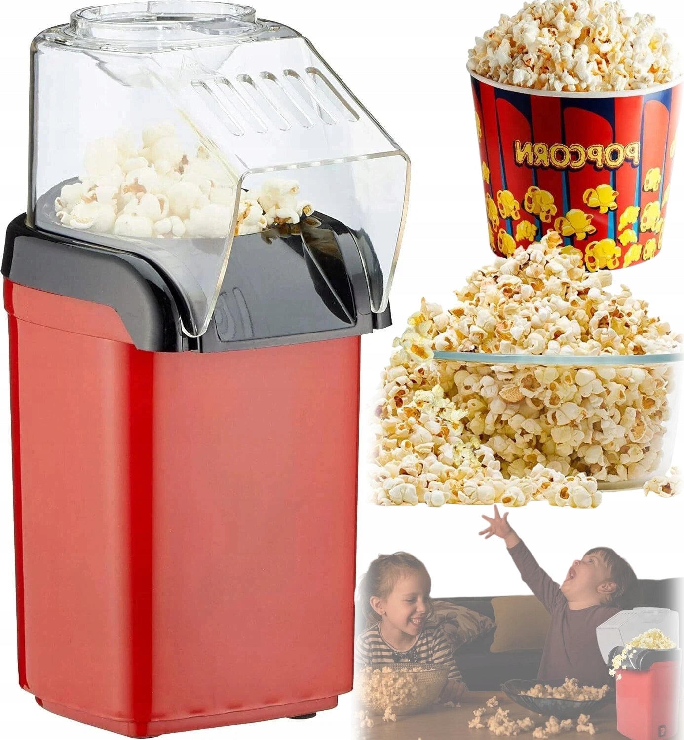 MACHINE HOMEMADE POPCORN MAKING MACHINE AUTOMATIC NEW