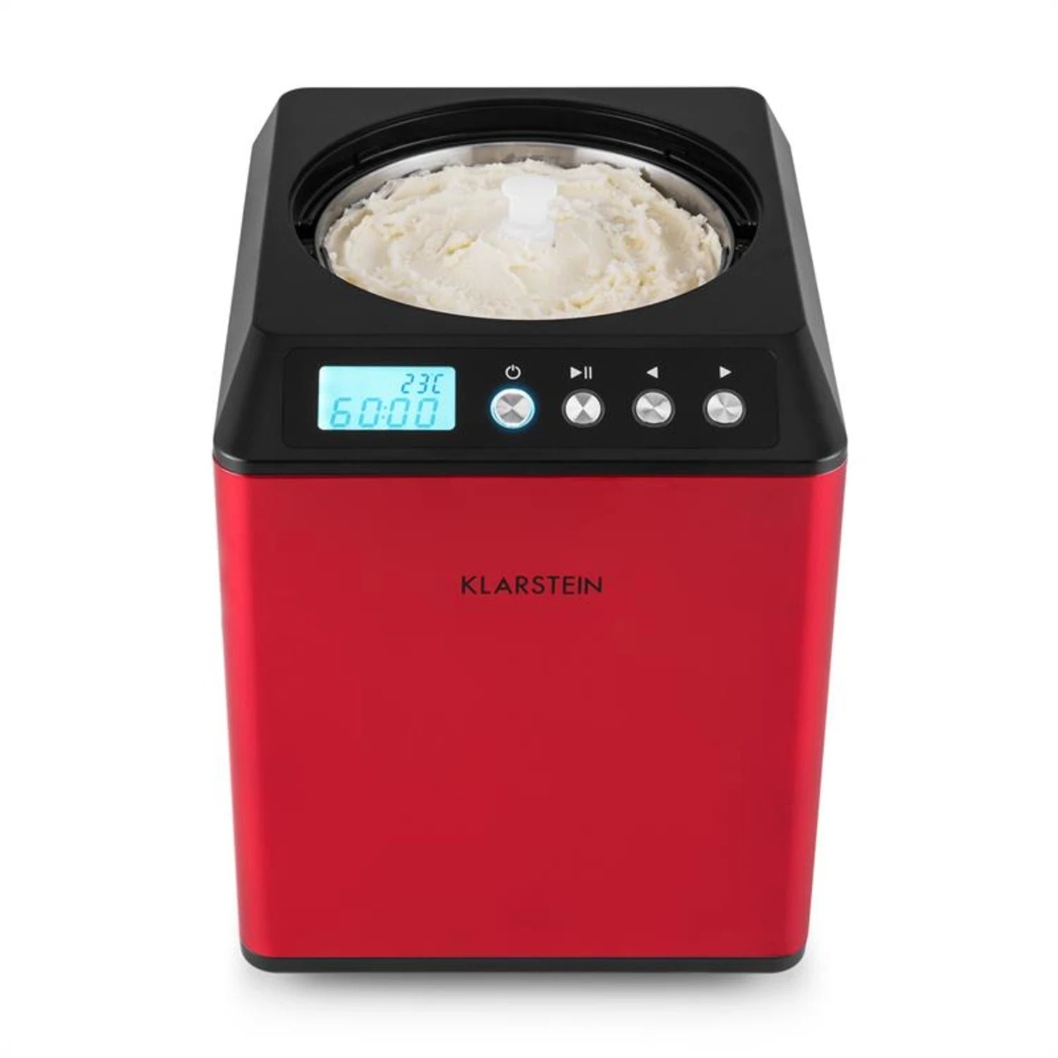 MACHINE ICE MAKER ICE CREAM MAKER KLARSTEIN ICE CREAM MACHINE 2L Dominant color red